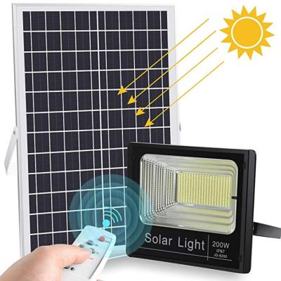 China Post 300W High Bright Floodlight Garden Flood Light Outdoor Solar Aluminum Flood Light for sale