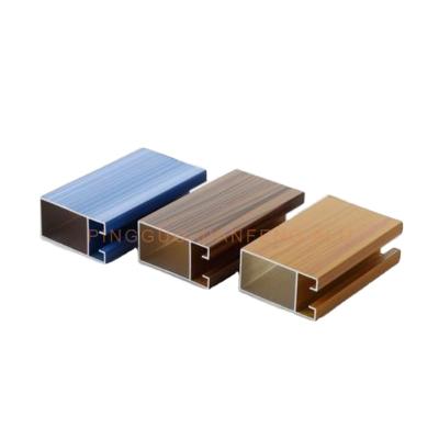 China Cost-effective and long warranty durable wood color decorations height aluminum profiles, support for customized services for sale