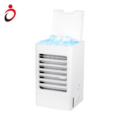 China New Design 0.9 Kg DC Motor 5 Blades Air Cooler Personal Stand Fan New Design 0.9 Kg 1.2 M USB Hotel for sale