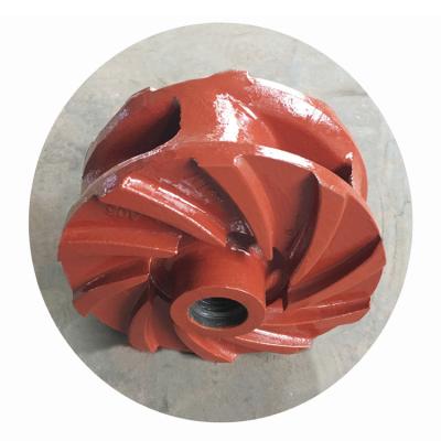 China Slurry Abrasion Resistant / Corrosion Resistant Centrifugal Pump Parts Hi Seal Use Reduction 4 Vane Impeller F6145 for sale