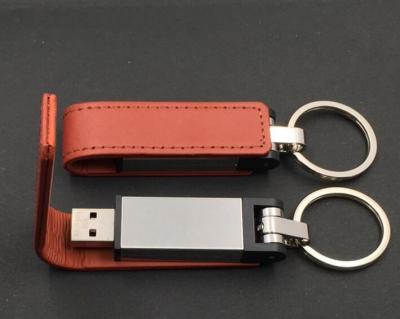 China Custom leather usb flash drive 2.0 3.0 leather pendrive custom usb drive business gifts 32gb 8gb 16gb 4gb 64gb 128gb for sale