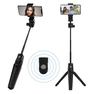 China Portable Split Type 720 Rotation Selfie Stick Mobile Phone Fold K20 Travel Flexible Retractable Tripod Remote Control Smart Tripod for sale