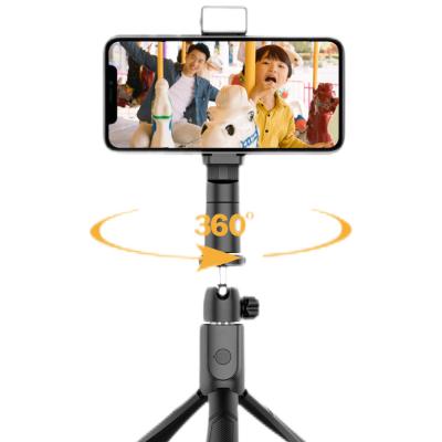 China Fold 360 Auto Rotation Phone Tripod Holder G05 Live Video Shooting Tracking Object Mini Smartphone Vlog Selfie Stick for sale