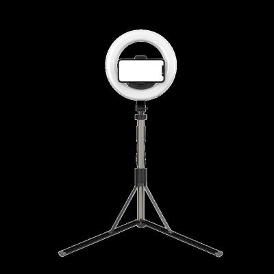 China Hot Selling Black L06 Fold Selfie Timer with Tripod and LED Ring Flash for Smart Phones 8