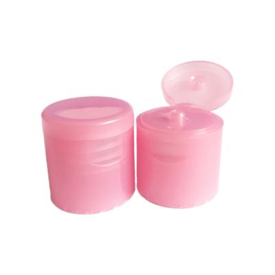 China China M28-415 M28-415 Soft Neck Waist Top Wall Flip Non Spill Top Lid And Snap On Cover Fits Plastic Shampoo Lotion Bottle for sale