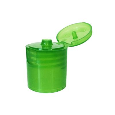 China Non Spill Plastic Top Flip Cap M22-415 Cosmetic Lotion Cap Plastic Flip Cap for sale