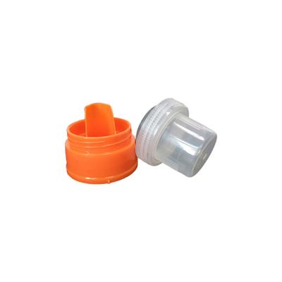 China Non Spill High Quality Medical Plastic Tube With Cap Black Plastic Cap Honey Jar Seal Cap Bottle for sale