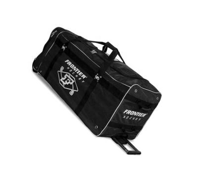 China Hockey Gears Durable Cart Hockey Player Bag With Heavy Duty Wheels Lacrosse Bag for sale