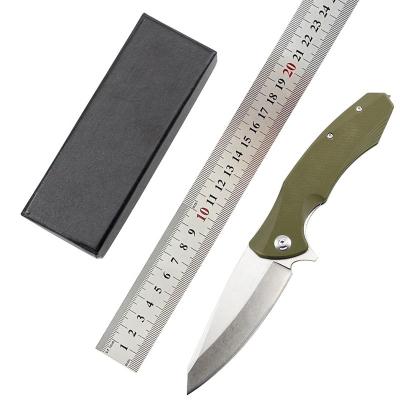 China Stainless Steel Non-variable High Quality Outdoor Camping Pocket Hunting Survival Folding Knife for sale