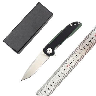 China Hot Selling Non-variable Tools G10 Handle Outdoor Camping Hunting Outdoor Pocket Folding Knife for sale