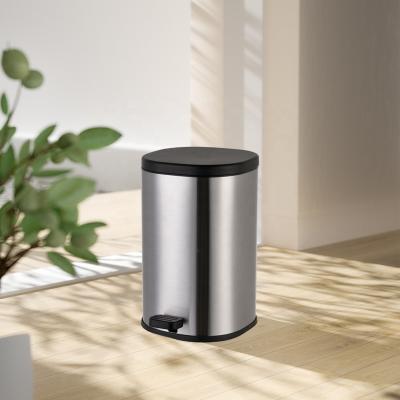 China 2021 Hot Selling Stainless Steel Waste Bin Modern Square Shape Trash Bin Modern Modern Dust Bin for sale