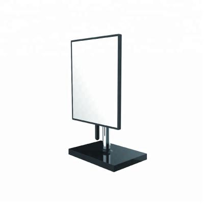 China Single Sided Table Square Shaped Single Sided Mirror Free Standing Makeup Desk Fancy Mirror for sale