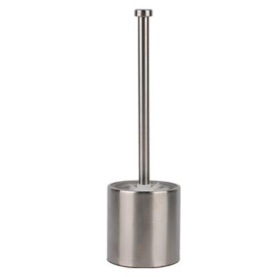 China 2020 New Products Sustainable Glass Stainless Steel Toilet Brush With Holder for sale