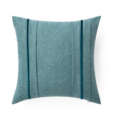 China Anti-Static Decorative Artificial Linen Pillow Cover Cushion Elegant Raw Linen Cover For Sofa And Bed for sale