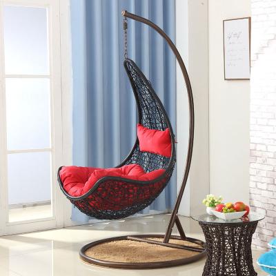 China Super Comfortable Swing Chair Metal Garden Sets Outdoor Furniture Patio Rattan Patio Swing Chair for sale