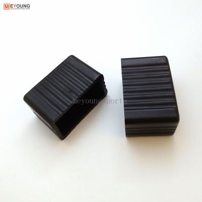 China 30*60mmSquare Tube EndCap Soft Support Cover For Gym Exercise Equipment 30*60mm for sale