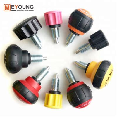 China Plastic Noise Pin Knob Handle Release Picker Exercise Bike Pin Gym Weight Stack Pin Fitness Universal Equipment Spare Parts for sale