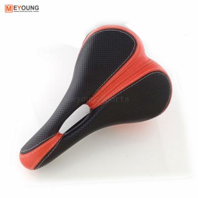 China Spinning Stationary Bike Seats Red Exercise Bike Elite Exercise Saddle 265*170mm for sale