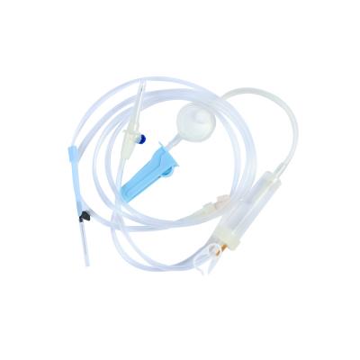 China Hospital Medical Disposable Medical Blood Infusion Giving Set With Needle for sale