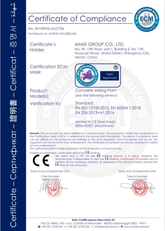 CE - Aimix Group Co., Ltd.