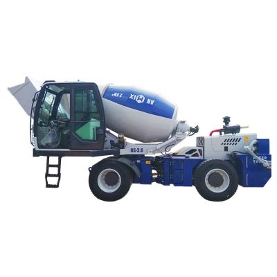 China Building Material Shops 2.6 M3 Self Loading Concrete Mixer Truck For Manufacturing Concrete for sale