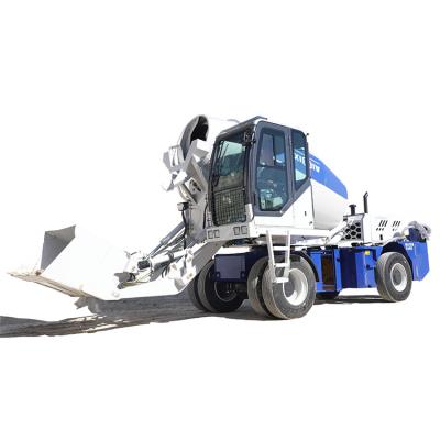 China Hotels 5.5 m3 Self Loading Top Units Of Concrete Mixer for sale