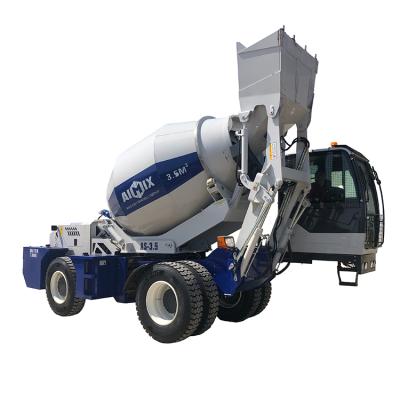 China Hotels Aimix 3.5m3 Self Loading Concrete Mixer Truck Machine Price for sale