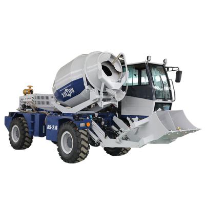 China Building Material Shops AIMIX 2.6 With Automatic Concrete Mixer Truck Self Loading for sale