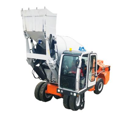 China Hotels Hydraulic Concrete Mixer Truck 1.8 Self Loading Cement Mixer Truck 2.6 3.5 4.0 5.5 6.5cbm for sale