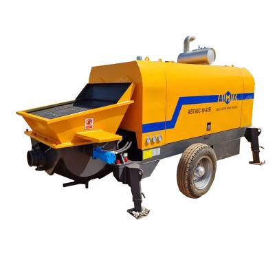 China Building Material Stores Aimix ABT40 HBT40 Trailer 40 m3/h Capacity Concrete Pump for sale