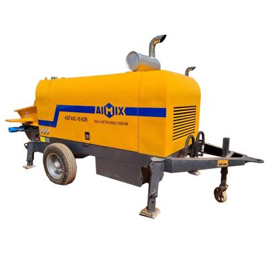 China Diesel Line Mini Concrete Pump 40cbm/h Construction Material Stores Small Portable Concrete Pump for sale