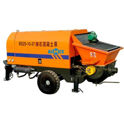 China Construction Material Shops Plant 25tph Portable Electric Mini Concrete Mixer With Gasoline Price for sale