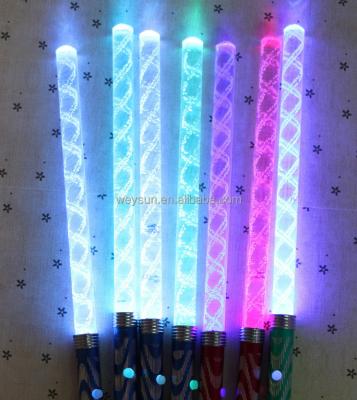 China 26CM LED Magic Wands Acrylic Glowing Led Magic Sticks,Concert Bar Flashing Magic Wands Light Up Toys Party Supplies Decoration ZQ200915HH for sale