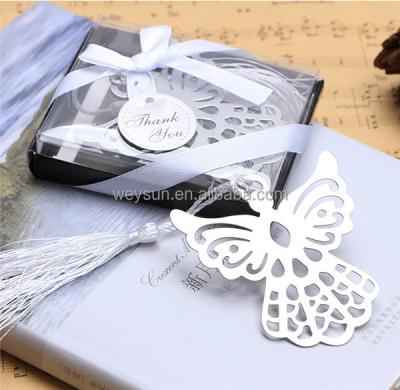 China White Silk Eagle China Angel Tassel Design Silver Metal Landmarks Wedding Favors Baby Shower Gifts for sale