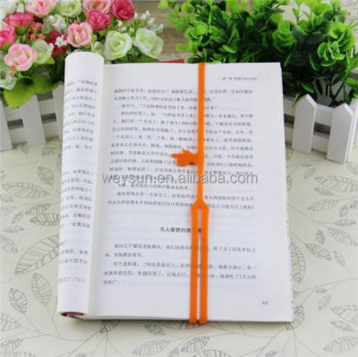 China School Learning Unique Creative Book Mark Office Supply Stationery Silicone Finger Pointing Cue Elasticity for sale