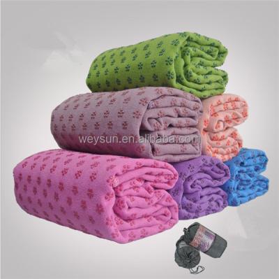 China Yoga Exercises Soft Travel Sport Fitness Exercise Yoga Pilates Mat Cover Towel Blanket Sports Towel 183x63cm for sale