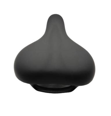 China Motion Black Soft Leather Steel Rail Cavity Cushion MTB Road Fixed Speed ​​Bike Bicycle Cycling Saddle for sale