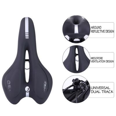 China Masheka High Quality Single Gel Saddle Mountain Bike Cushion MTB Accessories Bike Saddle for sale