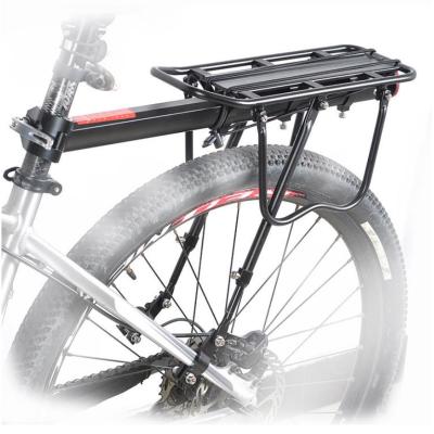 China 671-09 aluminum gear is equipped with reflective rear aluminum mountain bike rack rack bicycle accessories for sale