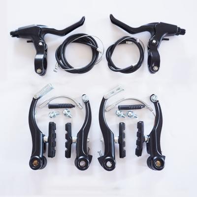 China Full set of brake parts aluminum alloy v-type brake BMX road bike mountain bike + brake handle A set high quality for sale