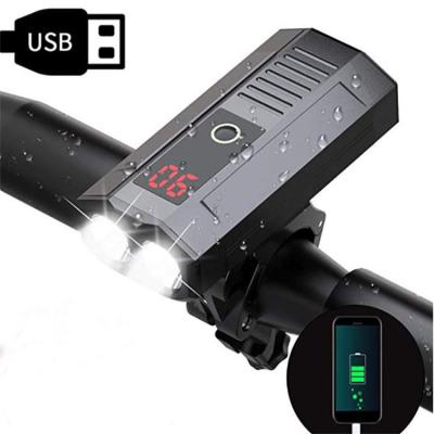 China Aluminum Alloy Double L2 Headlights Bead 900 LM Bike Lights USB Phone Camping Flashlight Outdoor Rechargeable 360 ​​Lights Aluminum Alloy for sale