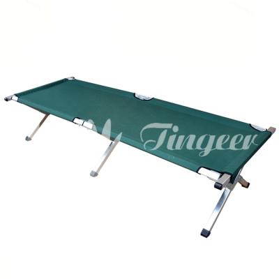 China Outdoor Size Folding Adjustable Easy Carry Military Camping Bed 194 x 66 x 41cm for sale