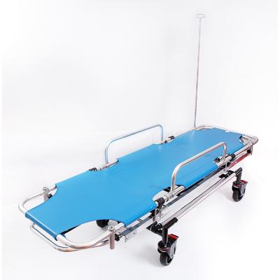 China Professional Medical Metal Manufacturer Ambulance Stretcher, Aluminum Alloy Folding Stretcher for sale