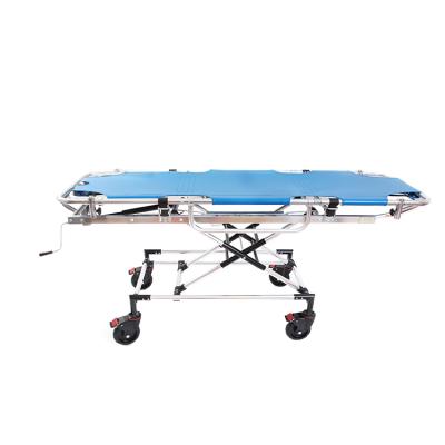 China Hot Selling Cheap Custom Made Metal Custom Ambulance Stretcher Trolley For Sale for sale