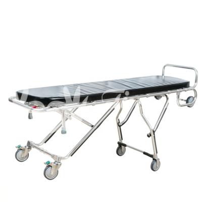 China Ce Metal Waist Position Stretcher Aluminum Manual Foldable Class I 193*56*30cm Adjustable Mortuary First Aid Devices Free Spare Parts for sale