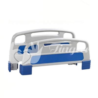 China White+blue Plastic Headboard 920*450*40mm 3.3kg Hospital Bed Footboard Hospital Furniture ABS Hospital Bed Accessories Medical Equipment Bed Accessories for sale