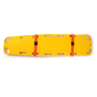 China Emergency Rescue Acrylic High Strength Floating Plastic Spine Board Strap Stretcher for sale