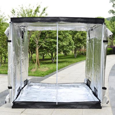 China Easily Assembled Black Garden Hydroponic Secret Tent Greenhouses 600d Indoor Porcelain Grow Tent 300 300 200 for sale