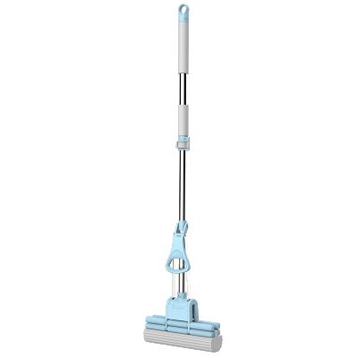 China Meecan 2021 Floor Mop Double-Drive Life 360 ​​Pva Sustainable Easy Cleaning Easy Cleaning Sponge Mop for sale