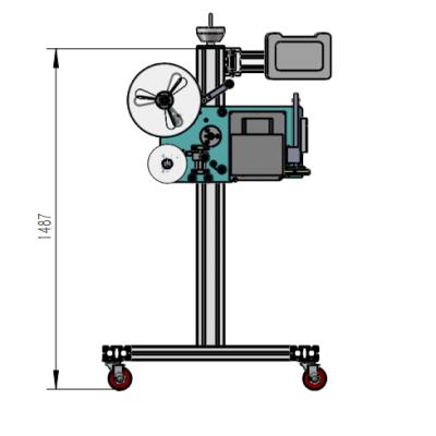 China High Quality Online Food Instant Printing Top Labeling Machine For Cardboard Paper Box QR Code Series Number for sale